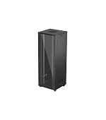 19" VOLNĚ STOJÍCÍ RACKOVÁ SKŘÍŇ 47U 800X800 ČERNÉ SKLENĚNÉ DVEŘE LANBERG (PLOCHÉ BALENÍ)