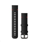 Garmin řemínek Quick Release 22mm, kožený černý, černá přezka