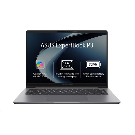 ASUS NTB ExpertBook PM3 (PM3406CHA-R716512), R7 8840HS, 14,0" 1920 x 1200, 16GB, 512 GB SSD, AMD Radeon 780M, Bez OS