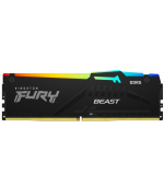 KINGSTON DIMM DDR5 64GB (Kit of 4) 6000MT/s CL40 FURY Beast RGB XMP