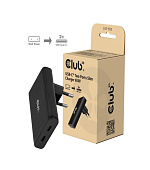 Club3D cestovní nabíječka 65W GAN Technologie, 2 porty (2xUSB-C), PPS, PD 3.1