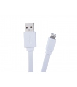 Kabel AVACOM LIG-120W USB - Lightning, 120cm, bílá