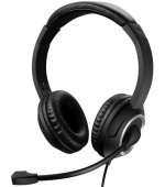 Sandberg PC sluchátka USB Chat Headset s mikrofonem, černá
