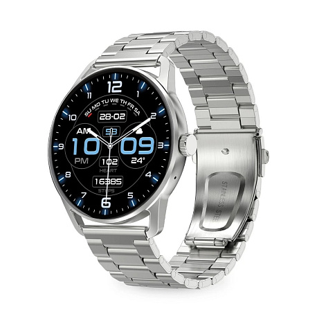 Aligator Watch AMOLED PRO/Elegant Band/Stříbrná