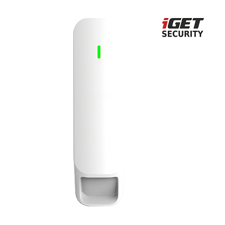 iGET SECURITY MP31 - bezdrátový záclonový pohybový PIR senzor pro alarm M6-4G s nastav. citlivosti