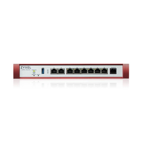 Zyxel USG FLEX 200 H, User-definable ports with 2*2.5G & , 6*1G, USB with 1 YR Entry Defense Pack