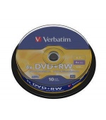 VERBATIM DVD+RW(10-Pack)Spindle4x/DLP/4.7GB