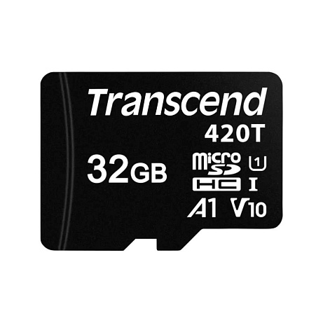 TRANSCEND Industrial Micro SDHC 420T 32GB, Class 10 UHS-I U1 A1, 3D TLC