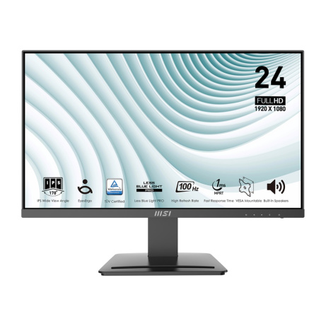 MSI Pro/MP243X/23,8"/IPS/FHD/100Hz/4ms/Černá/2R