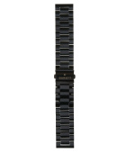 Garett univerzální řemínek 22 mm, černý kovový, typ Solid