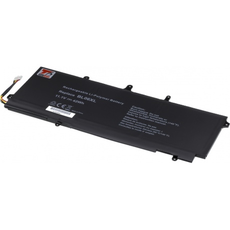 Baterie T6 Power pro HP EliteBook Folio 1040 G1, 1040 G2, 3800mAh, 42Wh, 6cell, Li-pol