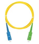 XtendLan simplexní patch kabel SM 9/125, OS2, SC-SC(APC), LS0H, 1m