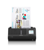 EPSON skener ES-C380W, A4, 600x600dpi, USB, Wi-Fi (direct), Display, Záruka 3 let po registraci