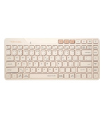 A4tech FStyler FBK26C AS, bezdrátová Dual mode Bluetooth+2,4G klávesnice, CZ, caffe latte