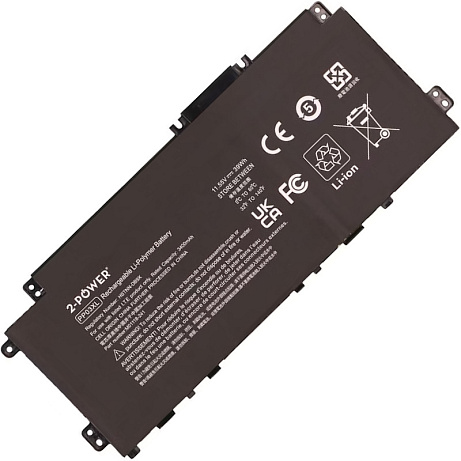 2-POWER Baterie 11,55V 3400mAh pro HP Pavilion 13-bb1000 series , HP Pavilion 14-dv0000 series