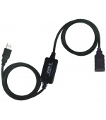 PREMIUMCORD USB 2.0 repeater a prodlužovací kabel A/M-A/F 10m