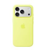 Apple iPhone 17 Pro Silicone Case with MagSafe – Neon Yellow