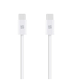OBAL:ME Super Fast USB-C/USB-C Pletený kabel 100W 1m White