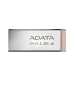 ADATA Flash Disk 256GB UR350, USB 3.2, stříbrno-hnědá