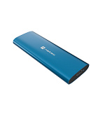 Externí box pro SSD Natec RHINO M.2 NVME LITE USB-C 3.2 GEN 2, hliníkové tělo, HORIZON BLUE