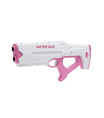 Elektrická vodní pistole WATER GUN s automatickým nasáváním vody - růžová