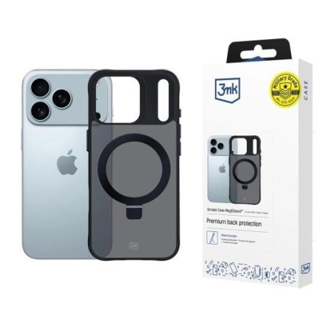 3mk ochranný kryt Smoke Case Mag&Stand pro Apple iPhone 17 Pro Max