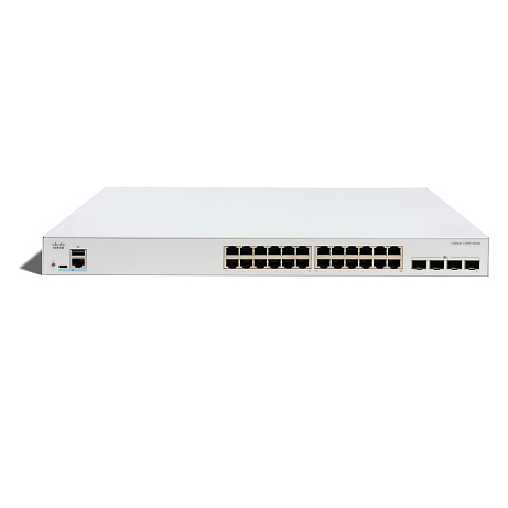 Cisco Catalyst switch C1300X-24T-4X (24xGbE,4xSFP28, 10Gb/s uplink - 25Gb/s stack only)