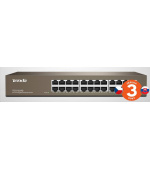 Tenda TEG1024D 24-port Gigabit Ethernet Switch, 10/100/1000 Mbps, fanless, rackmount