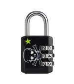 Master Lock Kombinační visací zámek 1509EURDSKULL - 30mm