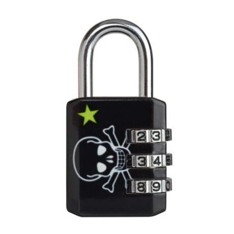 Master Lock Kombinační visací zámek 1509EURDSKULL - 30mm