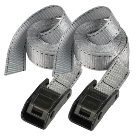 Master Lock Upínací popruhy - 250 cm (2 ks/blistr) - šedý