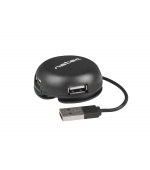 Natec BUMBLEBEE rozbočovač 3x USB 2.0 HUB černý