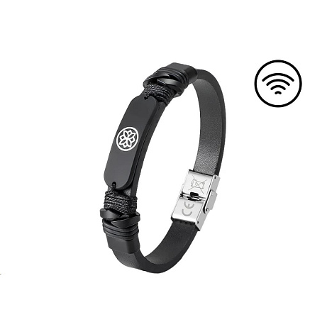 CARNEO PAY Fashion bracelet Iron spirit black