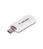 VERBATIM Flash Disk 128GB Plectra USB-C 3.0, bílá
