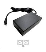 ACER Adapter 65W USB TYPE-C, EU POWER CORD (RETAIL PACK), Black