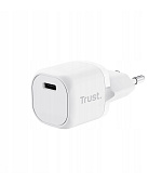 TRUST nabíječka 20W Maxo, USB-C, Nabíječka do zdi, bílá