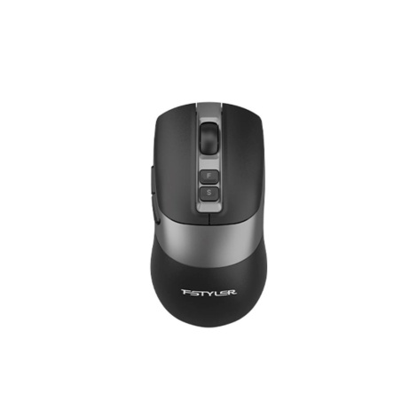 A4tech FB50CS Plus FStyler, bezdrátová tichá kancelářská myš, BT+2,4GHz, černá