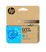 HP 937e EvoMore Cyan Original Ink Cartridge (1,650 pages)