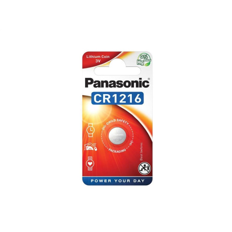 PANASONIC Lithiová baterie (knoflíková) CR-1216EL/1B 3V (Blistr 1ks)