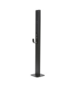 Platinet univerzální stojan PEVSTAND pro Wallboxy, pozink, držák kabelu, 120cm, černá