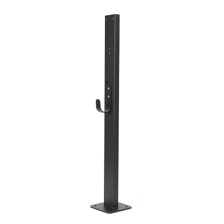 Platinet univerzální stojan PEVSTAND pro Wallboxy, pozink, držák kabelu, 120cm, černá