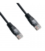 DATACOM patch cord UTP cat5e 1M černý