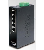 Planet ISW-501T, 5x 10/100, DIN,IP30, rozšířený teplotní rozsah -40~75 st.C
