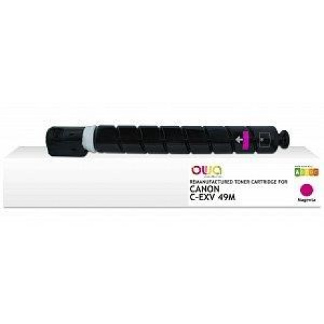 OWA Armor toner pro CANON iR ADVANCE C33xx, 19000 stran, C-EXV49 M, červený/magenta