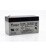 Baterie - YUVOLT Y1.2-12FR (12V; 1,2Ah; faston F1-4,7mm; životnost 3-5let)