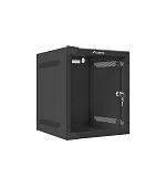 LANBERG RACKOVÁ SKŘÍŇ 10" PRO MONTÁŽ NA STĚNU 6U/280X310 (FLAT PACK) S PROSKLENÝMI DVEŘMI ČERNÁ