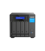 QNAP TVS-h474-PT-8G (2core 3,7GHz, ZFS, 8GB RAM, 4x SATA, 2x M.2 NVMe, 2x PCIe, 2x 2,5GbE, 1x HDMI)