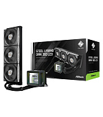 ASROCK Vodní chladič Steel Legend Dark 360 LCD, 3x120mm, LGA1851, AM5, černá