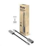 Club3D Adaptér aktivní USB-C na DisplayPort 1.4, 8K60Hz DSC1.2 HDR HBR3
