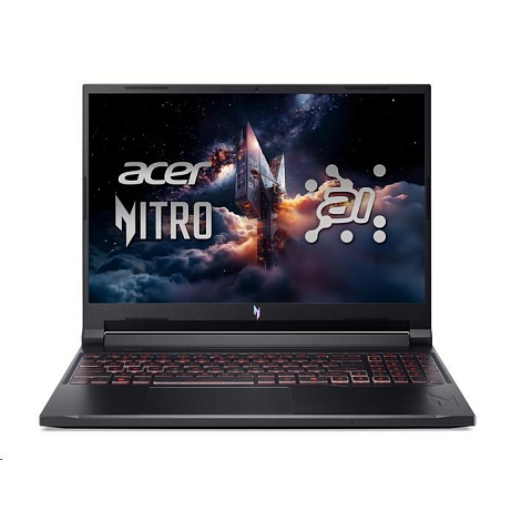 ACER NTB Nitro V 16 AI (ANV16-42-R68R),Ryzen 7 260,16"WUXGA,16GB,512GB SSD,RTX 5080,Linux,Black